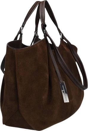 Smaak Elza Suede - Dames - Shoppers - Bruin - ONE Size - Leer - Tassen