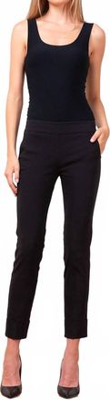 Avenue Montaigne Ben Signature Pants In Black