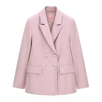 Guess Danielle Double-Breasted Blazer - Jackets - Mujer - Rosa - M