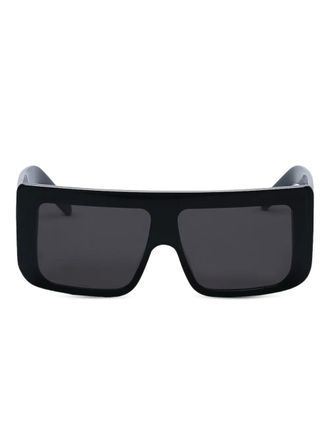 Rick Owens rectangle documenta sunglasses - Black