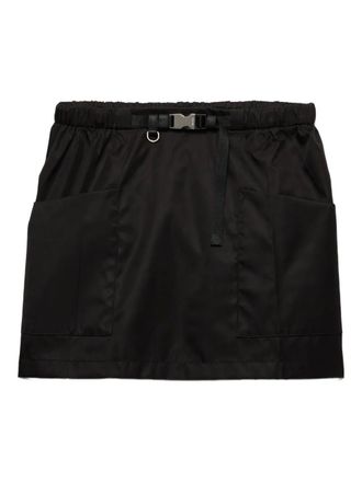 Prada Re-Nylon mini-rok - Zwart