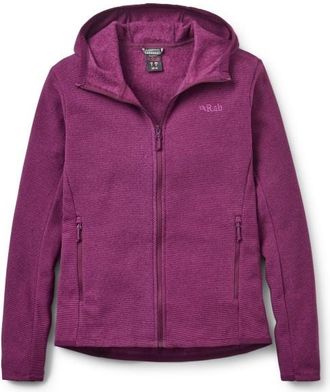 RAB Stavel Hoody Fleecejacke f&uuml;r Damen | lila
