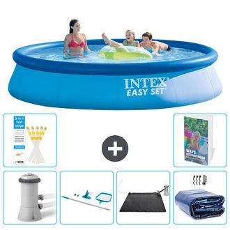 Intex Piscina Easy Set Redonda - 396x84 Cm - 7-piezas S235