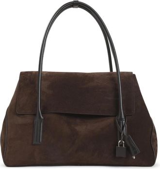 Tom Ford Tassen, Dames, Bruin, ONE Size, Leer, Eclipse Grote Schoudertas