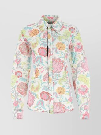 Marine Serre floral print shirt