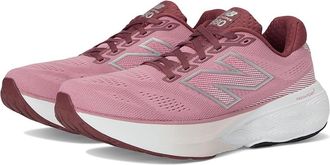 New Balance Fresh Foam X 880 v15 Womens Running Shoes Washed Burgundy/Pink Taffy/Silver Metallic : 10.5 B - Medium, Synthetic