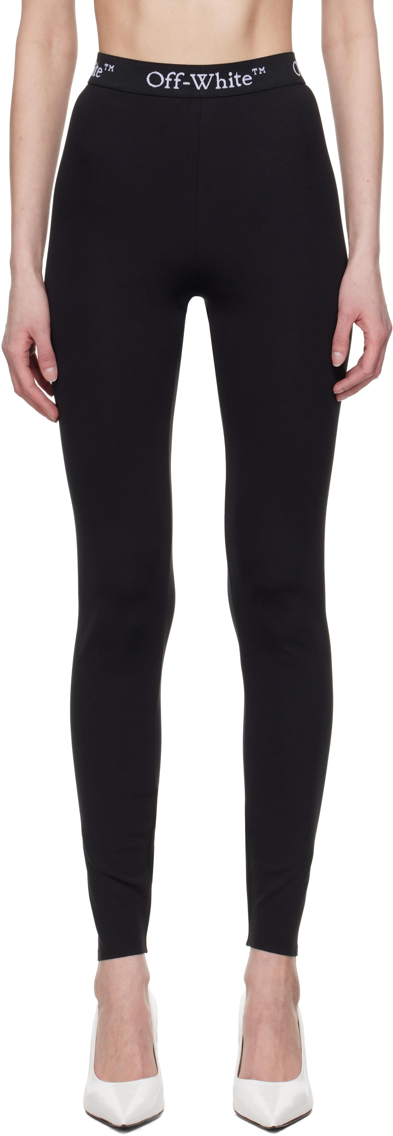【関税&送料込】Off-White Leggings With Logo Off-White c/o Virgil Abloh Leggings for Women | Online Sale