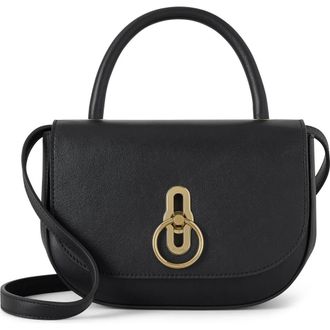 Mulberry Small Amberley Leather Top Handle Bag in Black at Nordstrom