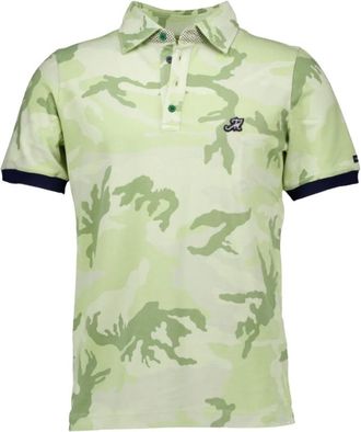 Mason's Groen poloshirt - Heren - Polos - Groen - 2XL - Katoen - Tops