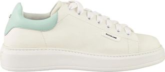 Ruco Line Stijlvolle leren sneakers - Dames - Sneakers - Wit - 36 EU - Leer - Schoenen