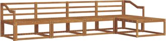 vidaXL Conjunto De Sof&aacute;s De Exterior 5 Uds. Natural Vidaxl