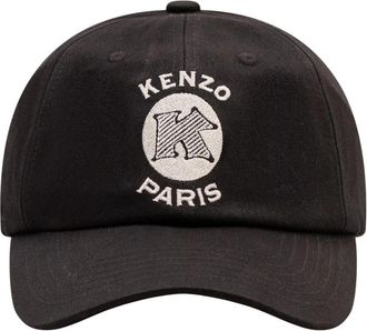 Kenzo Signature Geborduurd Cap - Heren - Petten - Zwart - ONE Size - Accessoires