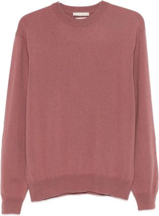 Daniele Fiesoli Botanica Crewneck Sweater - Heren - Cashmere truien - Roze - L - Truien & Vesten
