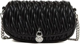 Michael Kors Mila Kleine Convertibele Crossbody Tas - Dames - Schoudertassen - Zwart - ONE Size - Tassen