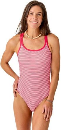 Carve Designs Beacon One Piece DD Cup in Melon Stripe W. Watermelon at Nordstrom, Size Medium