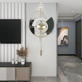 Elle Reloj De Pared De Dise&ntilde;o Moderno, Relojes De Pared Silenciosos, Reloj De Pared Minimalista Grande Y Creativo De Estilo N&oacute;rdico