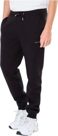 Calvin Klein Monologo Sweatpants - Heren - Broeken - Zwart - Maat: XL Katoen
