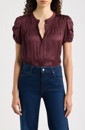 Paige Diego Top in Oxblood at Nordstrom, Size X-Small