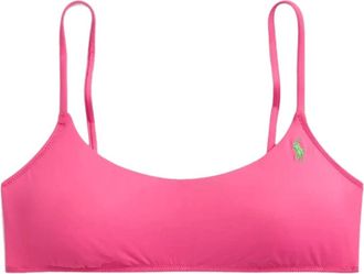 Polo Ralph Lauren Badmode, Dames, Roze, XL, Nylon, Pony Bikini Top