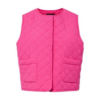 Pieces Gewatteerd mouwloos vest