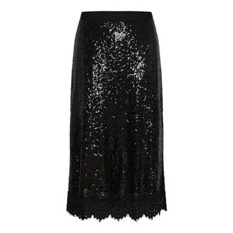 Cream Falda Midi - Skirts - Mujer - Negro - 2XL