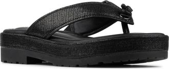 Donald J Pliner Samiya Platform Flip Flop in Black at Nordstrom, Size 9.5