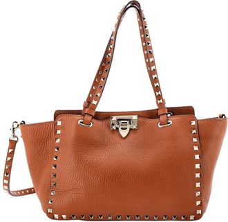 Valentino Rockstud Tote Pebbled Small (Authentic Pre-Loved)