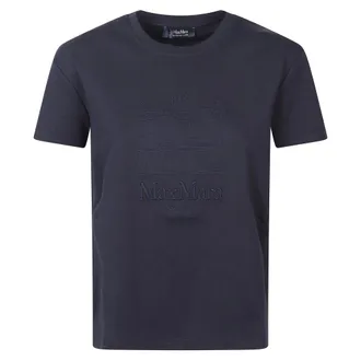 Max Mara T-Shirts, female, Blue, Size: XS S Max Mara T-shirts and Polos