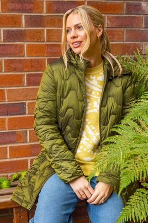 Roman Hooded Quilted Puffer Coat