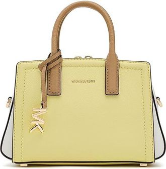 Michael Kors Laila Extra Small Crossbody Cross Body Womens Handbags Lemon : SM, Leather/Polyester