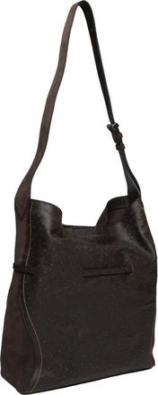 Gianni Chiarini Sienna Bucket Bag - Dames - Tassen - Bruin - Maat: ONE Size Leer