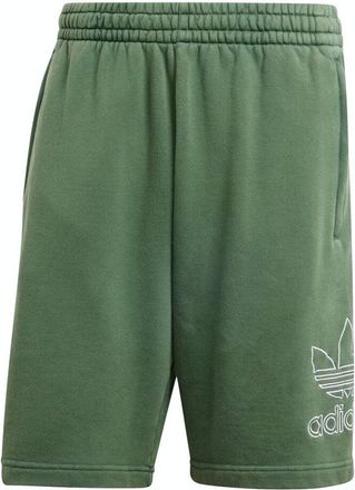 adidas Adicolor Outline Trefoil Shorts Asia Sizing Green IR8004