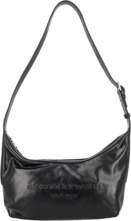 Alexander Wang Medium Hobo Bag In Smooth Leather With Adjustable Strap