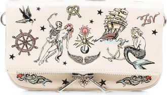 Zadig&Voltaire Mini Rock Tattoo Clutch Bag