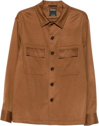 Ermenegildo Zegna Button-fastening Flap-pocket Shirt