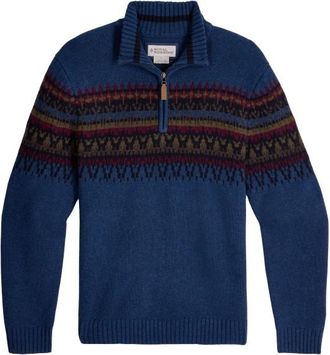 Royal Robbins Arch Rock 1/4 Zip Merinopullover f&uuml;r Herren | blau