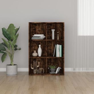 vidaXL Estanter&iacute;a/aparador Contrachapada Roble Ahumado 66x30x98 Cm Vidaxl