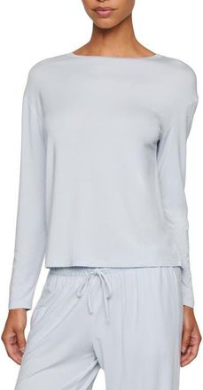 Eberjey Gisele Stretch Modal Pajama Top in Ice Blue at Nordstrom, Size Medium