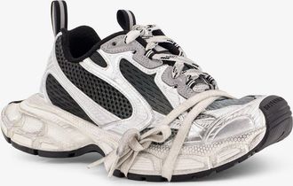 Balenciaga Womens 3xl Gradient Mesh Sneakers With Used Effect Grey Polyurethane-Polyester Trainers Polyurethane/polyester