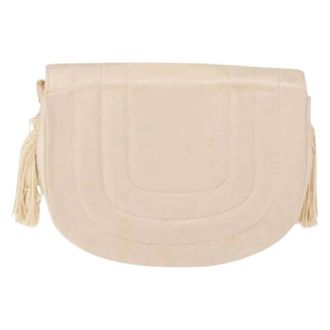 Chanel Pre-owned Satin Shoulder Bag - Dames - Pre-owned - Beige - Maat: ONE Size Satijn