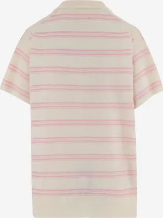The Garment Womens T-Shirt Striped Wool-Cashmere Multicolour T-Shirts & Jerseys