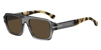 BOSS Boss 1595/S ACI/2M Mens Sunglasses Grey Size 53