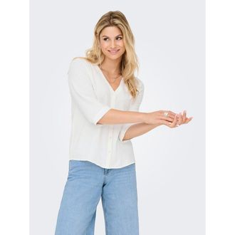 Jacqueline de Yong Soepele blouse met V-hals