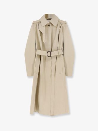 Alexander McQueen Trench in cotone con manica Puff - ALEXANDER MCQUEEN - gender_Woman