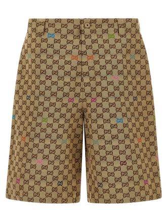 Gucci Multicolor Fil Coup&eacute; Bermuda Shorts