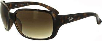 Ray-Ban Butterfly Womens Light Havana Brown Gradient Sunglasses - One Size