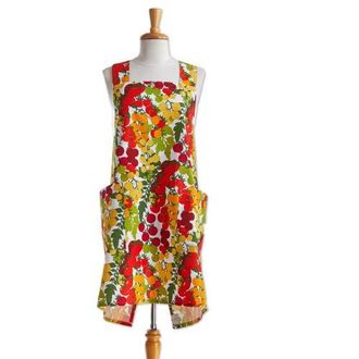 Tag Garden Tomato Pinafore Apron Multi Cotton Everyday in Red at Nordstrom