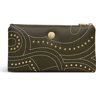 Radley London Mallow Street - Stud Large Bifold Wallet in Pine Needle at Nordstrom