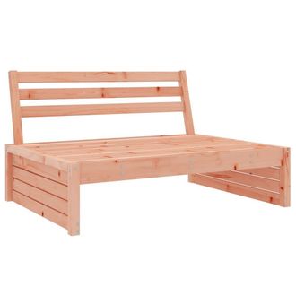Berkfield Home Garden Middle Sofa 120x80 cm Solid Wood Douglas in Brown