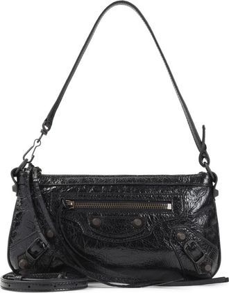 Balenciaga Black Le City Shoulder Bag